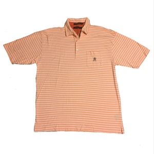 Tommy Hilifger Short Sleeve Polo Orange White